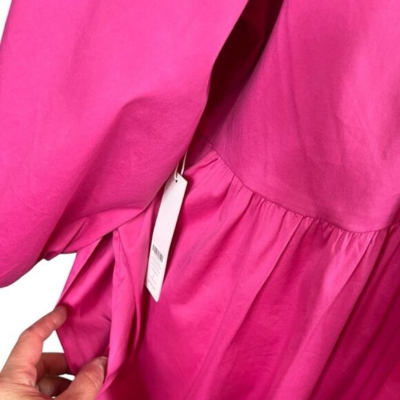 Chico’s Women’s Bahamian Pink Balloon Sleeve Dress, Size 12 (Chico’s 2), NWT - Picture 6 of 12